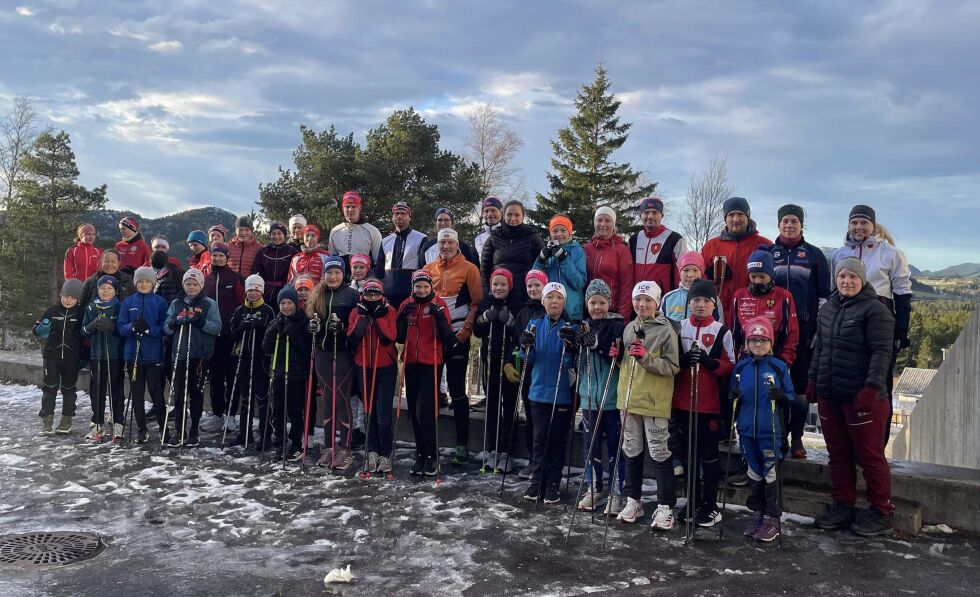 Alle deltagerne samlet.
 Foto: Kil ski