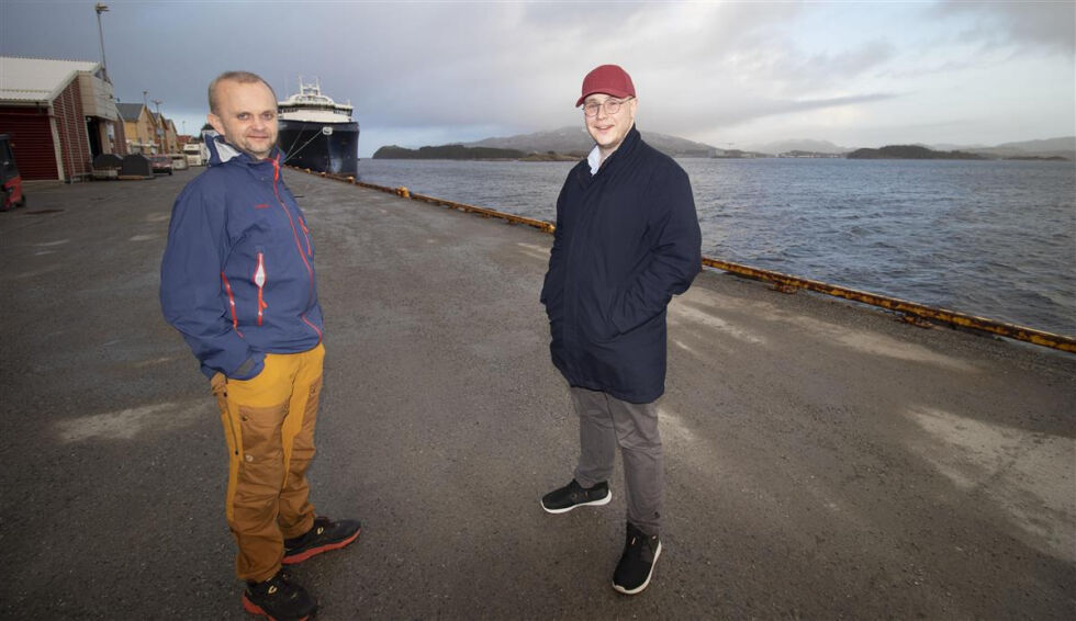 Klima- og miljørådgiver Frode Setran og næringsrådgiver Brage Lien vil ha med næringslivet i arbeidet med å utarbeide klima- og miljøplan for Nærøysund kommune
 Foto: Nærøysund kommune