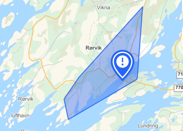 Mange uten strøm i Nærøysund