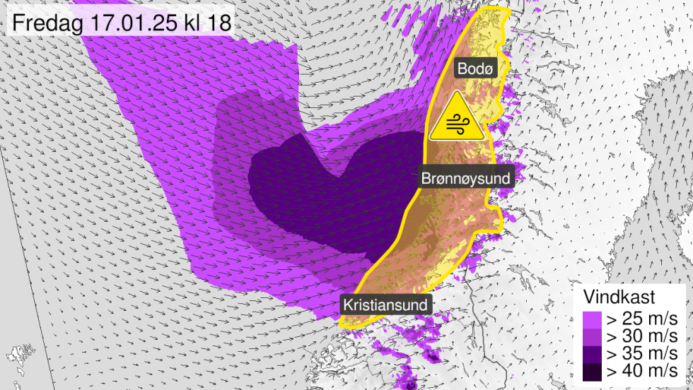 Foto: Meteorologisk institutt