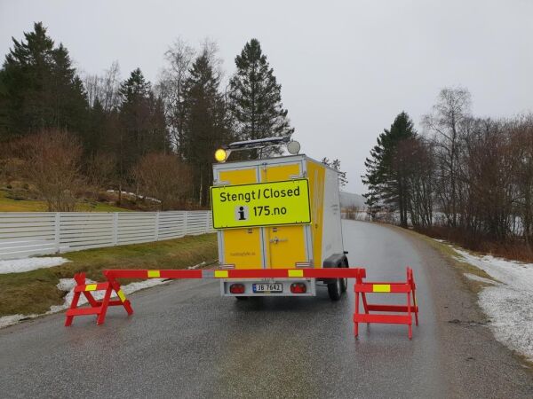 Avventer veiåpning i påvente av geoteknisk rapport