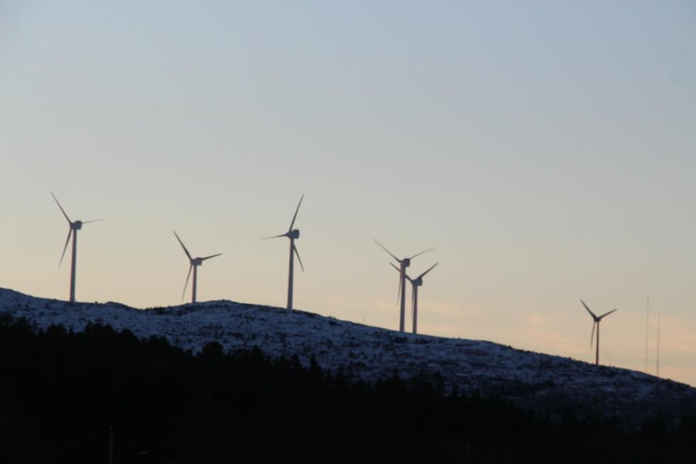 NTE vurderer å bygge nye vindmøller på Hundhammerfjellet.
 Foto: Lillian Lyngstad
