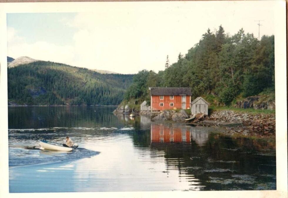 Dette bildet av brygga er fra 1966.
 Foto: Privat