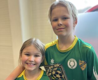 Ola 12 år og Lea 9 år