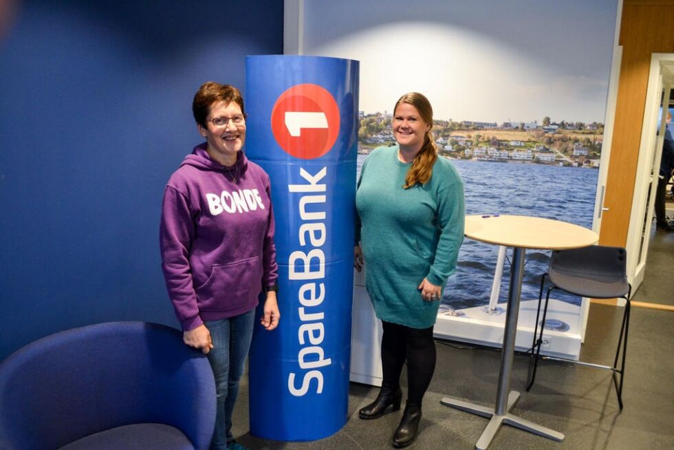 Leder for Sopin-festivalen Anita Marø og banksjef i Sparebank 1 SMN Ytre Namdal, Sunniva Nicolaisen gleder seg til årets Sopin-seminar. Der de samler alle hovedsamvirkene innenfor landbruket.