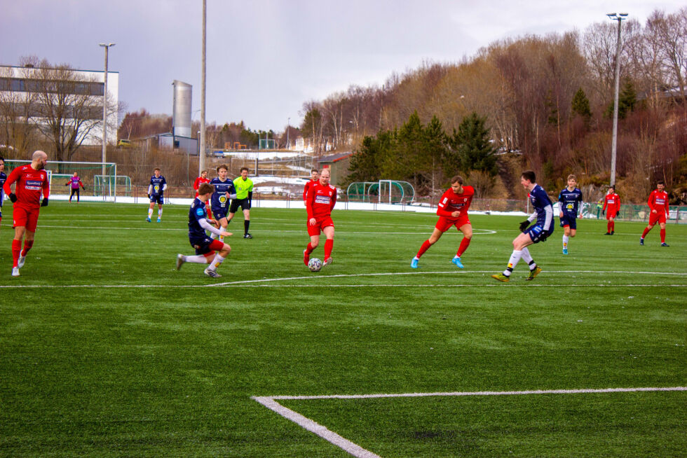 Rørvik vant 5-1 mot Levanger 2 i seriens første kamp.
 Foto: Stine Vikestad