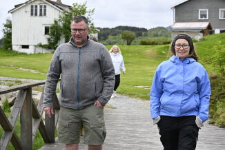 Ordføreren i front for ordførerstafetten