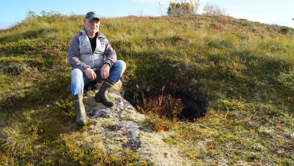 Inge fant stort hull i bakken i Ottersøy