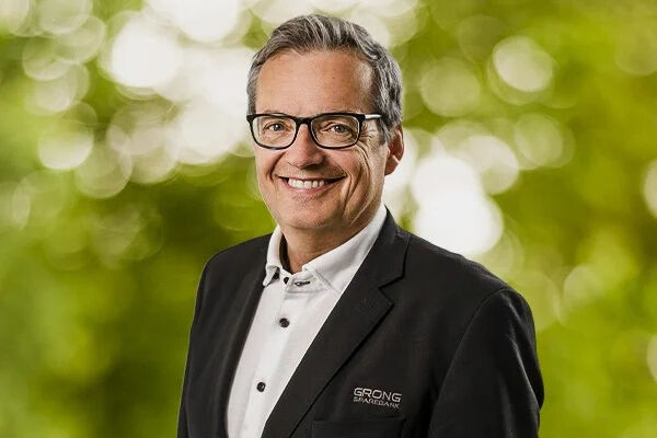 Jon Håvard Solum, adm. banksjef i Grong Sparebank.
 Foto: Grong Sparebank