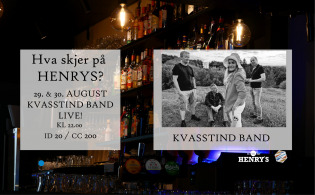 KVASSTIND BAND / LIVE PÅ HENRYS