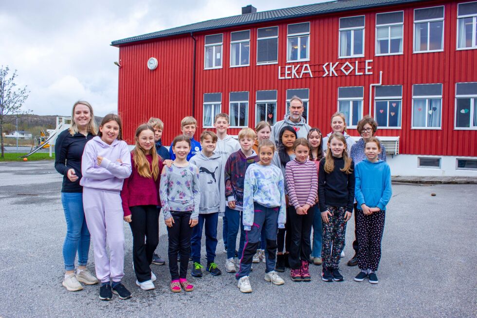 Leka skole har vunnet konkurransen mange ganger, og håper de vinner igjen i år.
 Foto: Stine Vikestad