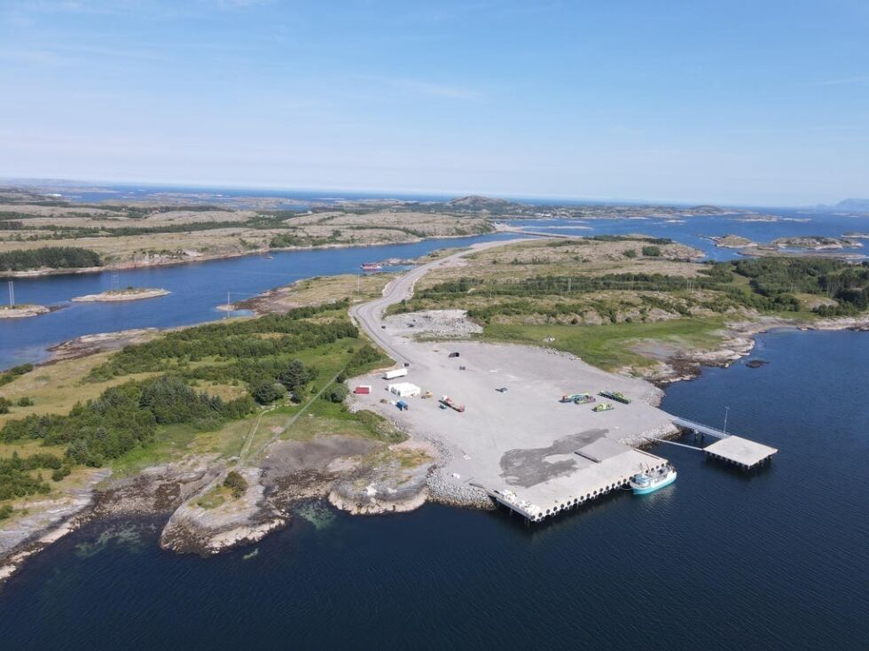 Det ligger an til formidabel utvikling av grønn industri på Kråkøya, og denne uken skal formannskapet i Nærøysund sett ned en styringsgruppe for prosjektet Kråkøya.
 Foto: Knut Sandersen