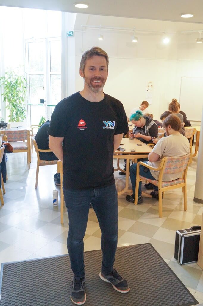 Eirik Ulsund er styreleder i Terningtårnet Spillklubb.