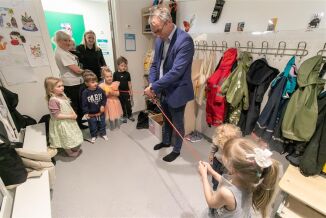 Får biblioteket i et bærenett