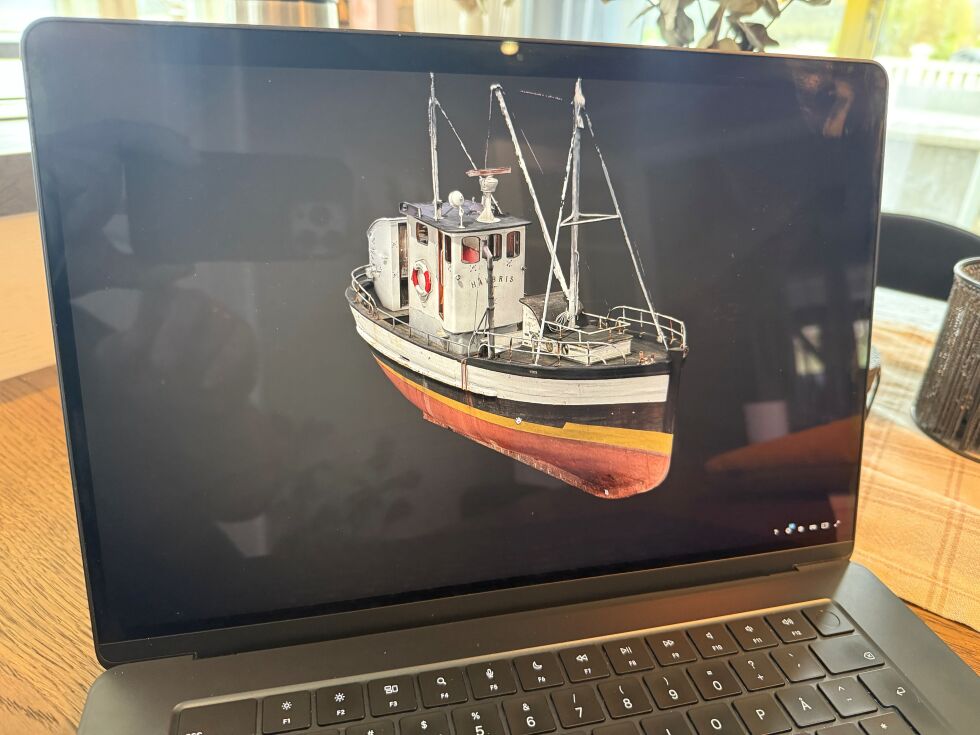 3D Scanning av Havbris
 Foto: Privat
