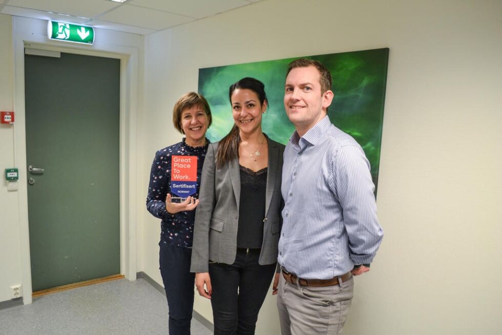 Fra venstre: Dagrun Morken, Bettina Aarmo og Andreas Karlsen.
