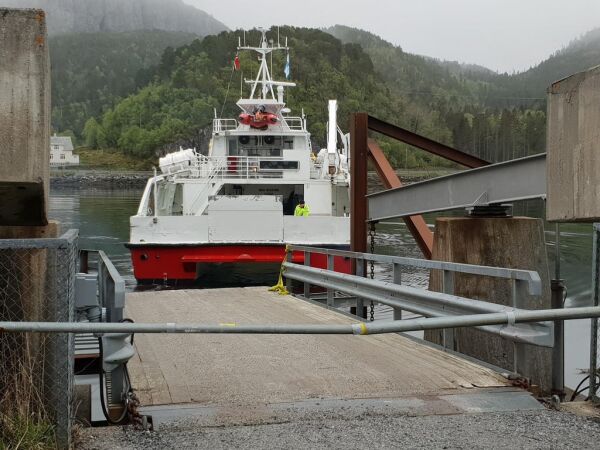 30. juni: Bytting av ferje og høy temperatur i dag