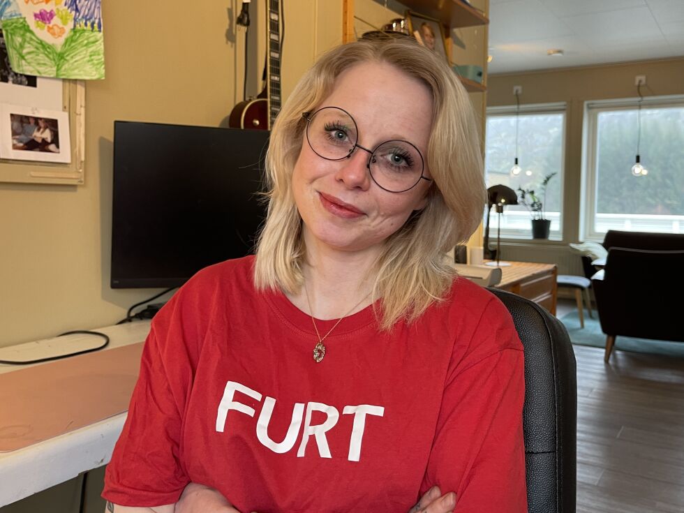 Maren Valø Dekkerhus er nyvalgt leder for det feministiske utvalget i Rødt Trøndelag – og vil gjøre feminisme mer forståelig og tilgjengelig for alle
 Foto: Renate Rosenvinge