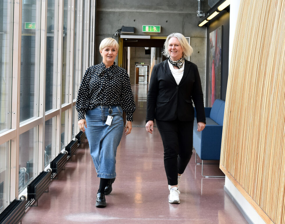Elin Børve og Nina Kjeøy er kronikkforfattere.
 Foto: Ole Johan Ramfjord/Nord universitet