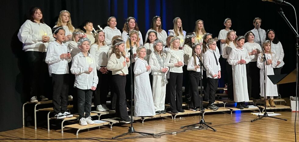 Kulturskoleeleven holdt en flott konsert.
 Foto: privat
