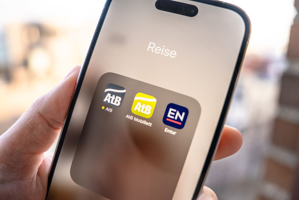 Det er den grå AtB-appen som gjelder fremover.
 Foto: AtB