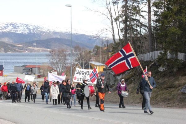 Grei oppslutning om 1. mai-arrangementet