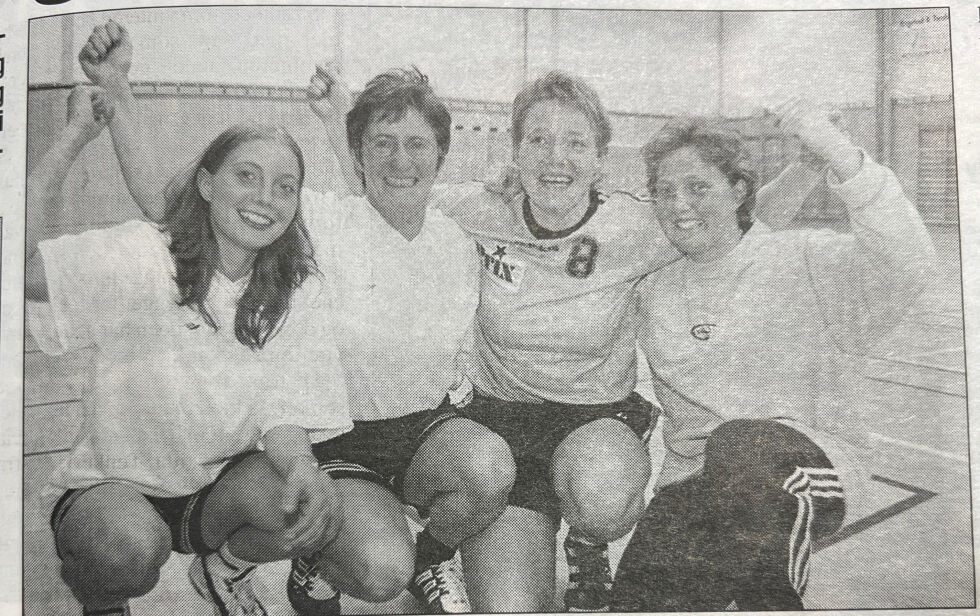 Kolvereid spilte uavgjort mot Terråk. Her ser vi Lisa Gangstø, Sissel Sørhøy, Heidi Klingen og Lisa Bråtteng.