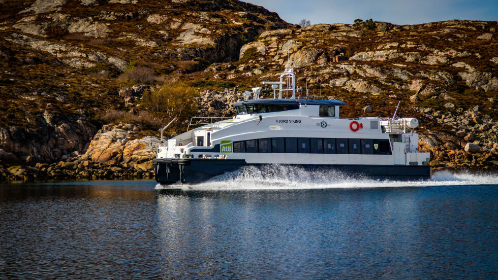 Vidar Hop Skyssbåter vil ha ansvaret for hurtigbåttilbudet mellom Namsos-Rørvik-Leka frem til april 2033.
 Foto: AtB