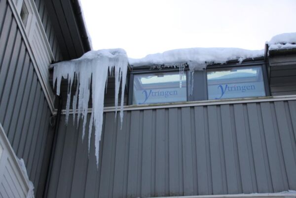 15. februar: Se opp for takras og fallende istapper