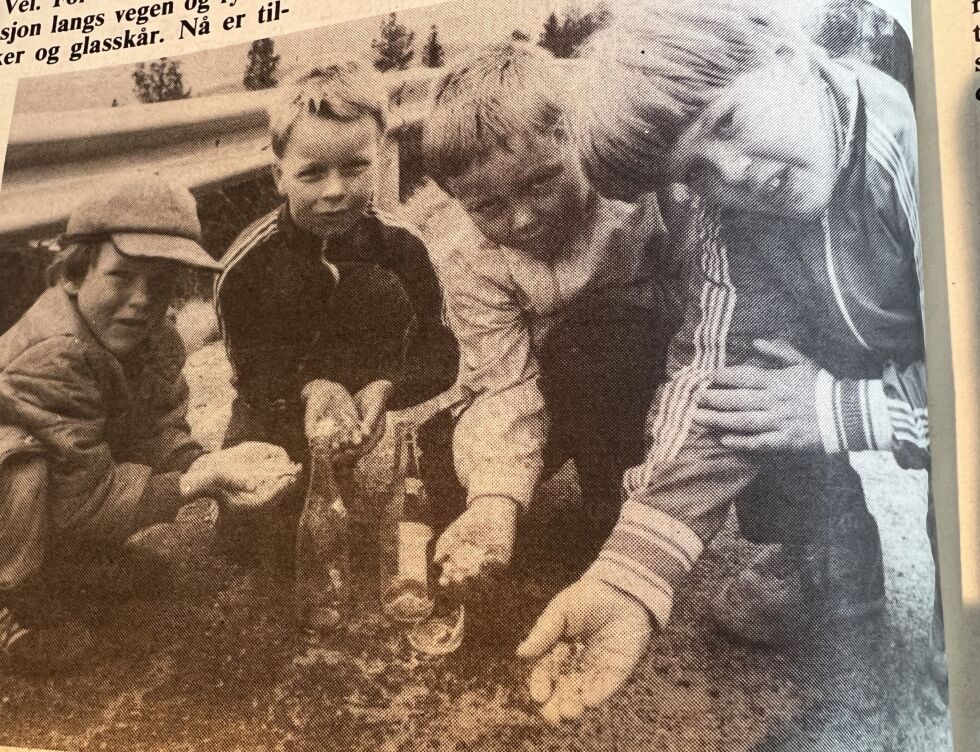 Se hva vi har funnet, sa Karl Kristian Torsvik, Vegard Ramstad, Svein Vegard Volden og Robert Wedde.