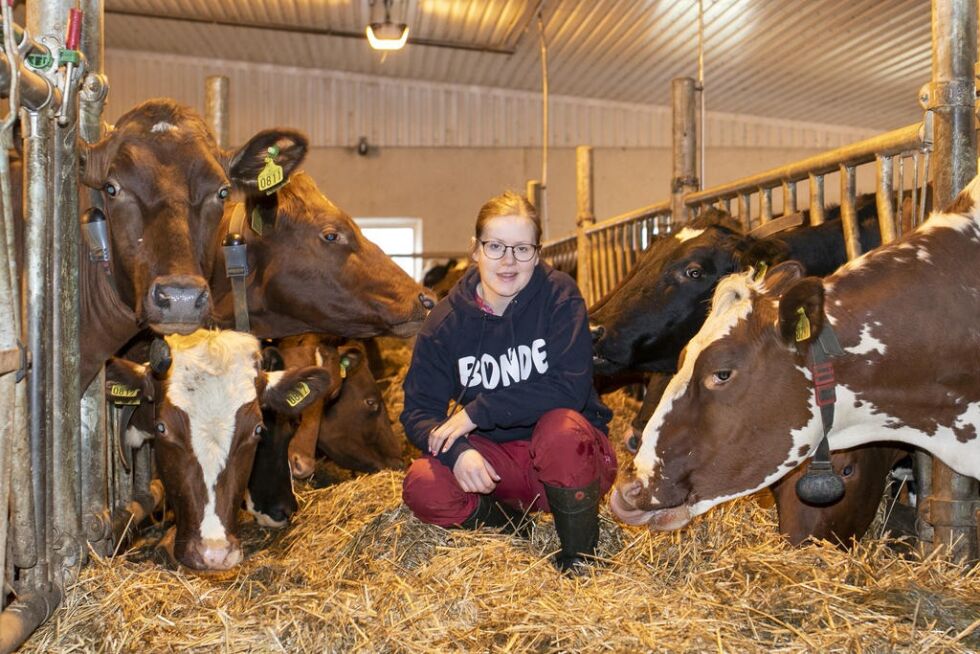 Camilla Johansen ser frem til å bli den første gården i Norge som kan levere laktosefri melk rett i fra fjøset.