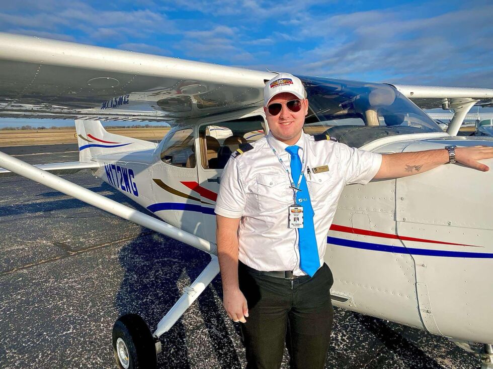 Pilotutdanningen har vært en viktig reise for Viljar både karrieremessig, og personlig.
 Foto: Privat