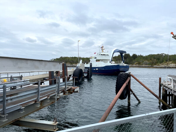 Ferjerute innstilt grunnet værforhold