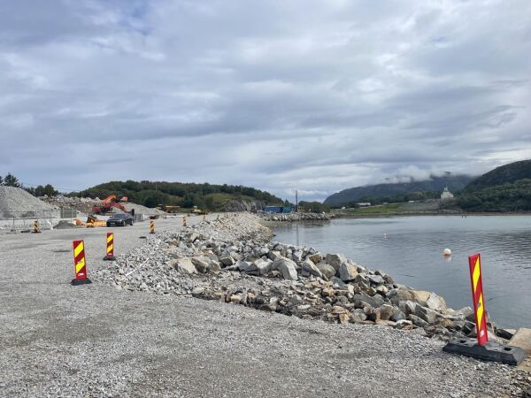 Framdriften ved ferjeleiet går som planlagt