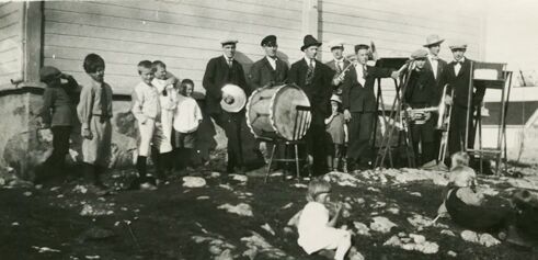 Rørvik musikkforening på skolehaugen