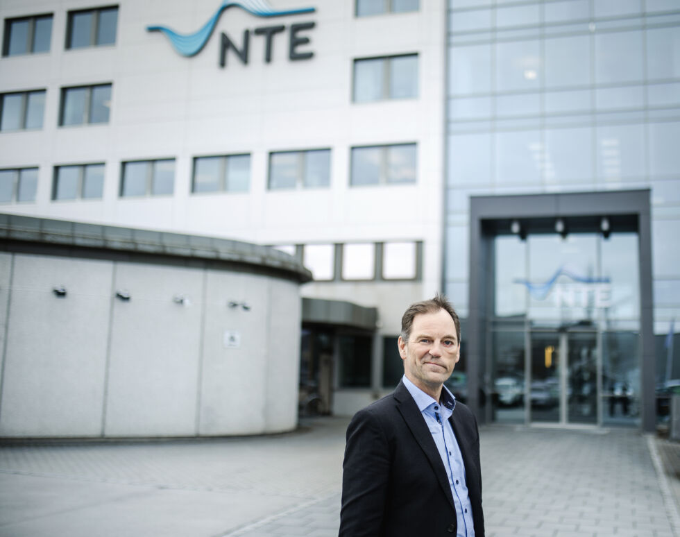 – NTE fikk et solid årsresultat i 2023, og derfor kan også utbyttet til eierkommunene økes, forklarer Christian Stav, som er konsernsjef i NTE.
 Foto: NTE