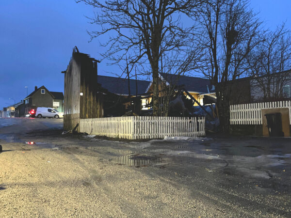 Huset som brant ned til grunnen var et av de eldste i Rørvik