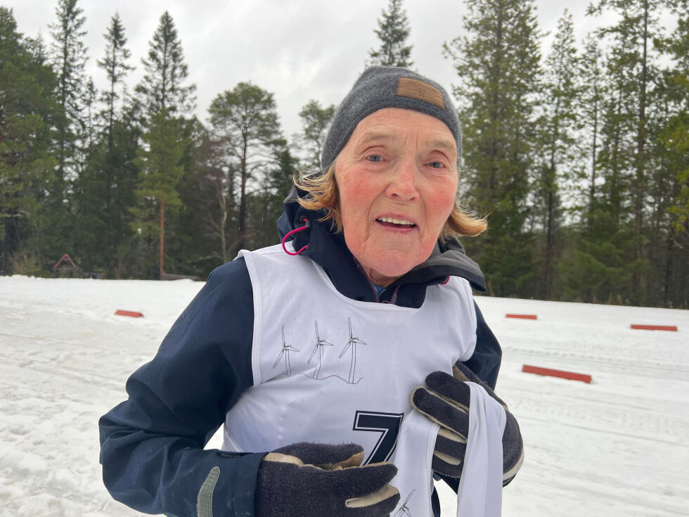 Snefrid Finne har deltatt i Follarennet i alle 35 år.
 Foto: Lillian Lyngstad