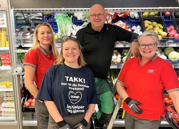 Stor oppgradering av butikken på Sjånes