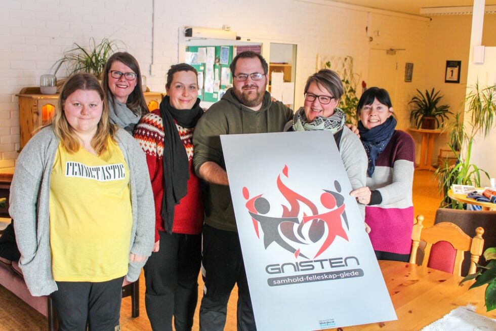 Eline Moe, Mette Anita Øvergård, Veronica Johansen, Stein Kjetil Flosand, May-Linn Waagø og Rita Hestø utgjør styret i det nye tilbudet Gnisten.