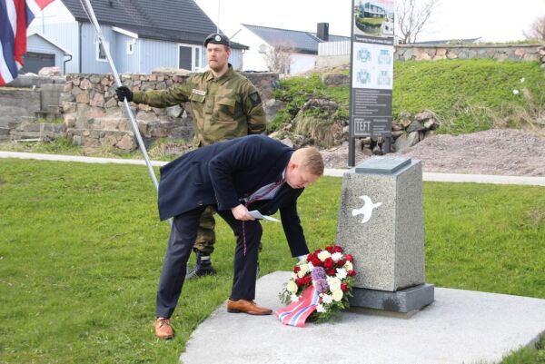 Verdig markering av historisk dag