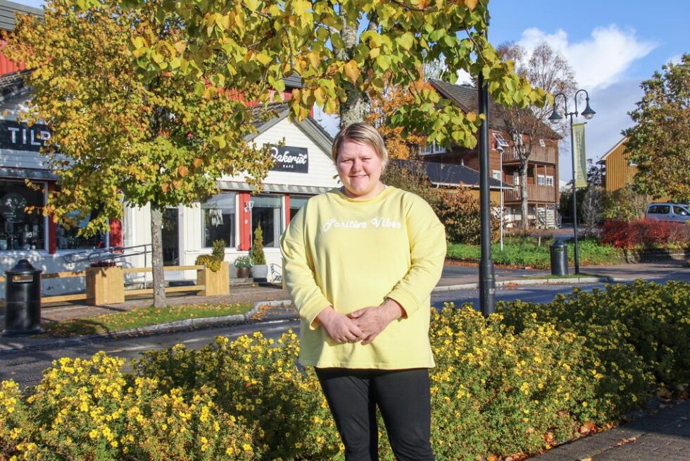 Eline Moe er leder av Mental helse ungdom i Nærøysund. Hun er svært takknemlig for julegaven fra bedriften Williksen.
 Foto: Arkivfoto