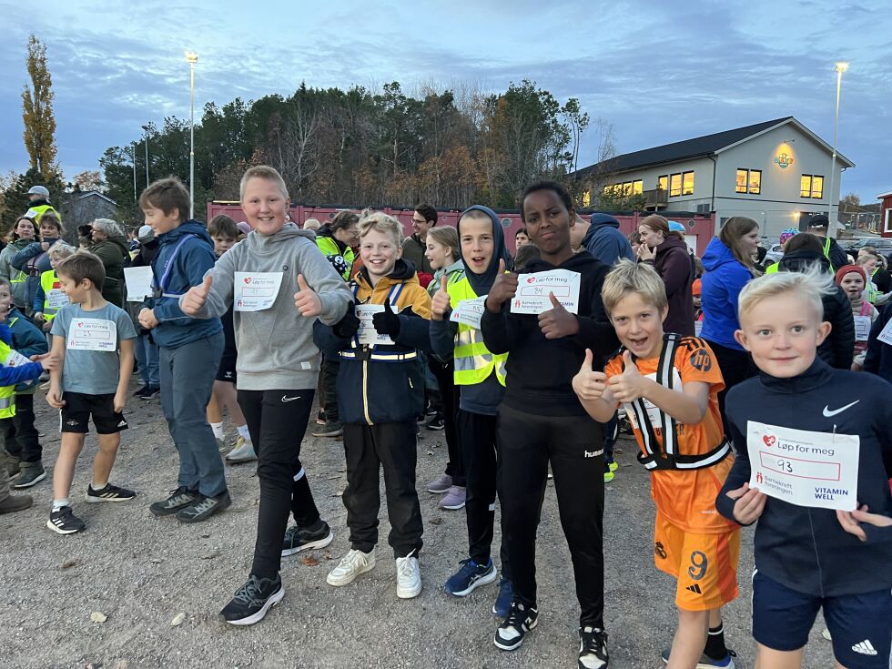 Blide gutter klare til start.
 Foto: Lillian Lyngstad