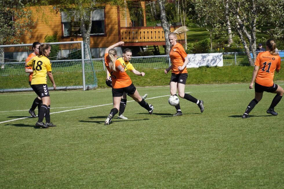 Josefine Hestad med et godt skudd i andre omgang.
 Foto: Johan Olav Finseth