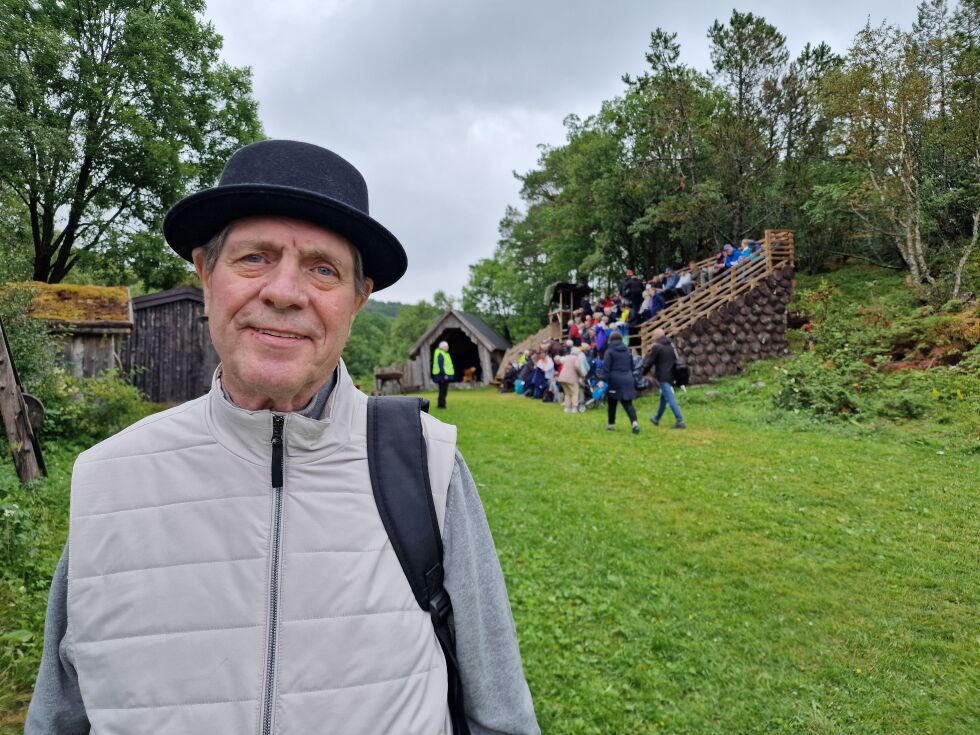 Bjørn Sigurd Larsen før det hele braker løs.
 Foto: Frank Jenssen.