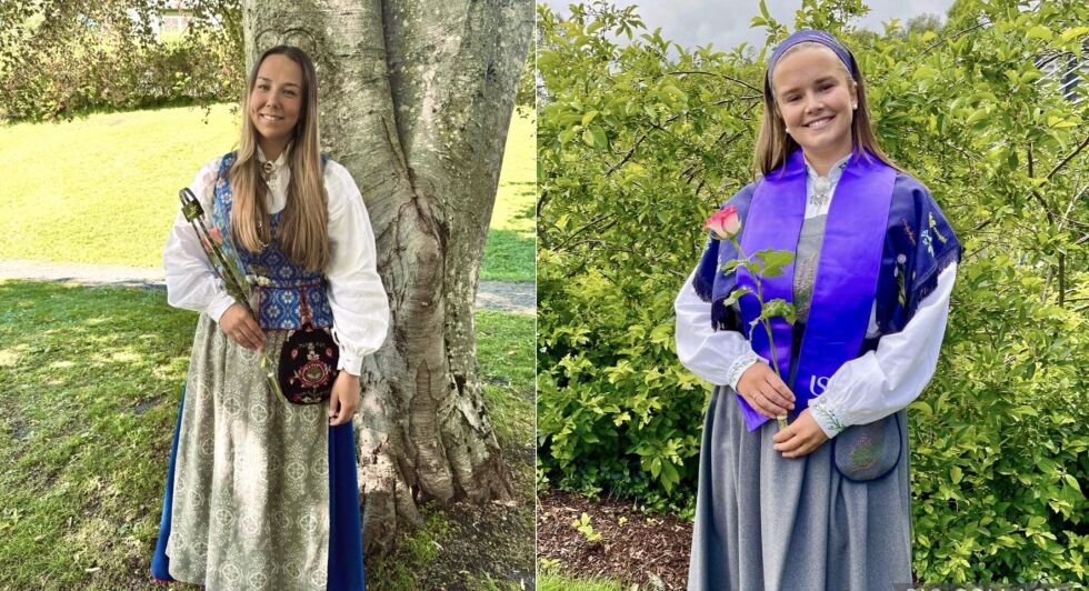 Ronja Bakken og Marie Elise Schjelderup, er begge nyutdannede sykepleiere. De er klare til å ta fatt på utfordringene i helsevesenet.
 Foto: Privat