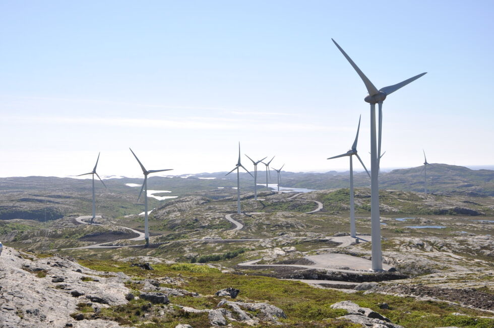 Ytre Vikna vindpark.
 Foto: Wikimedia