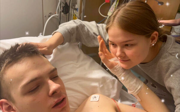 Da Olav (16) fikk hjertestans var det kjæresten Andrine (16) som reddet livet hans
