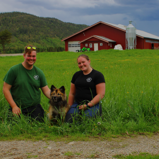 Heidi og Joakim kan bli Årets Unge Bonde
