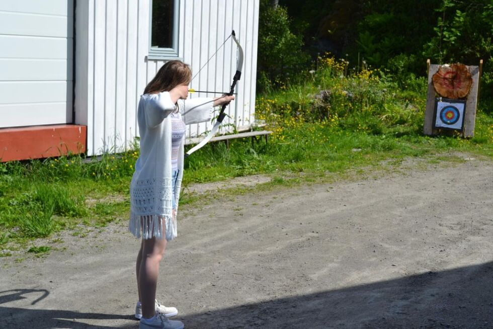 Bueskyting var en av aktivitetene.